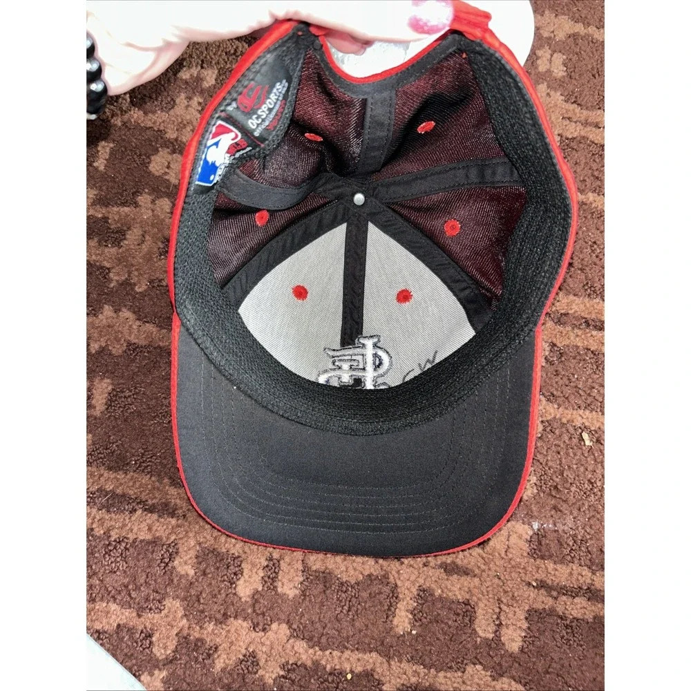 St Louis Cardinals Hat Youth Adjustable‎ Red Embroidered Logo MLB OC Sports
